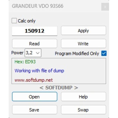 HYUNDAI GRANDEUR VDO 93C66