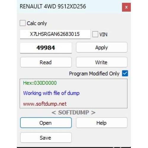 RENAULT DUSTER 4WD MC9S12XD256