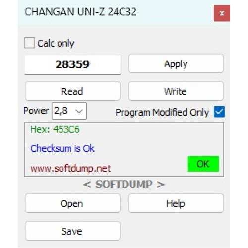 CHANGAN UNI-Z 24C32 CHANGAN UNI-Z 24C32