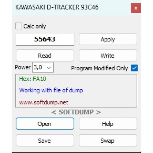 KAWASAKI D-TRACKER 93C46 KAWASAKI D-TRACKER 93C46
