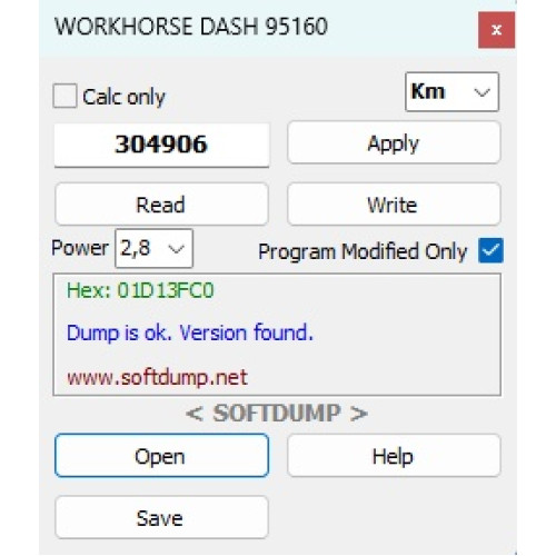 WORKHORSE DASH 95160