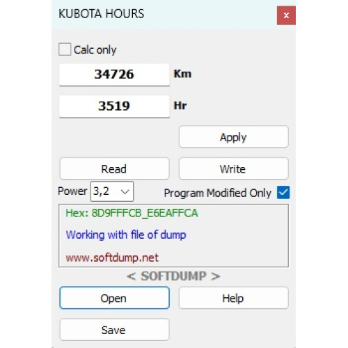 KUBOTA TRACTOR 95512