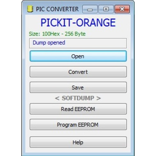 PIC FILES CONVERTER PICKIT-UPA
