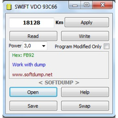 SUZUKI SWIFT VDO 9366