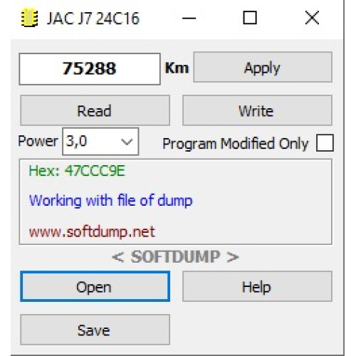 JAC J7 MOSCVICH 24C16 JAC J7 MOSCVICH 24C16