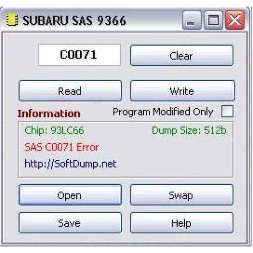 SUBARU SAS 9366 