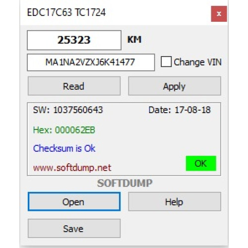 EDC17C63 TC1724 KM EDC17C63 TC1724 KM