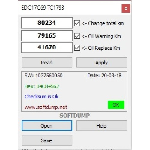 EDC17C69 TC1793 JEEP