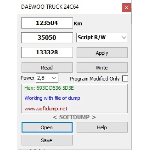 DAEWOO NOVUS TRUCK 24C64