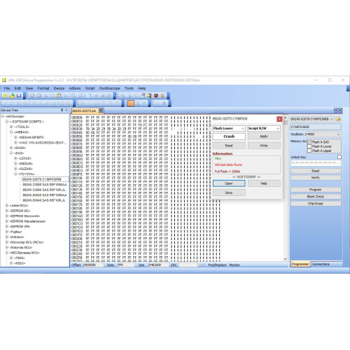 SAS 89245-02070 89245-0R050 CY96F636RB SAS 89245-02070 89245-0R050 CY96F636RB