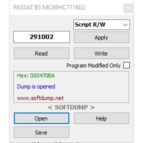 WV PASSAT B5 MC68HC711KG2(KG4)