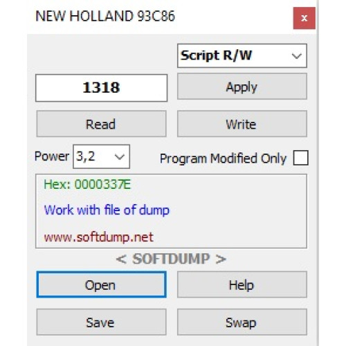 NEW HOLLAND 93C86 NEW HOLLAND 93C86