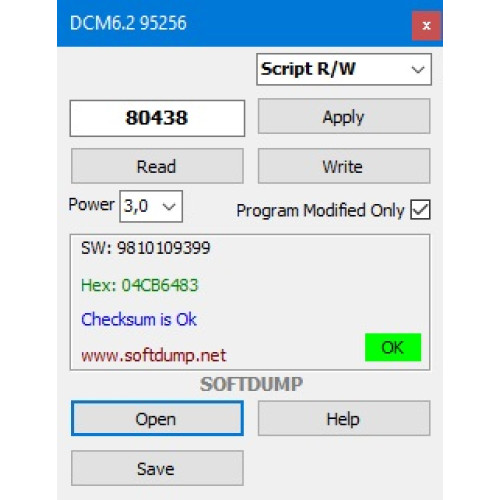 DCM6.2 PSA 95256 KM