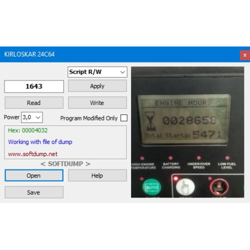 KIRLOSKAR GENERATOR 24C64 HOURS KIRLOSKAR GENERATOR 24C64 HOURS