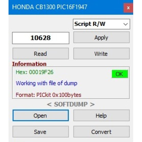 HONDA CB1300 PIC16F1947