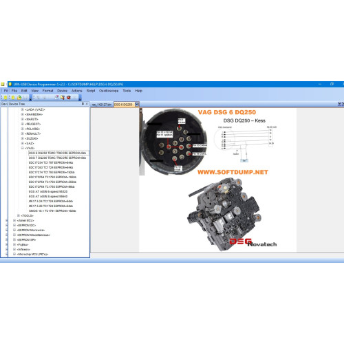 DSG6 DQ250 VAG KM & HOURS