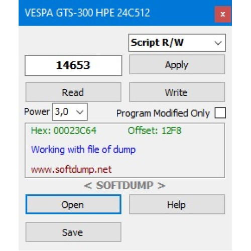 VESPA GTS300 HPE 24C512 VESPA GTS300 HPE 24C512