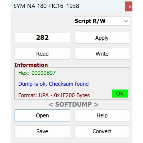 SYM NA 180 PIC16F1938 SYM NA 180 PIC16F1938