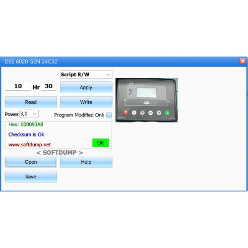 DSE 6020 GENERATOR 24C32