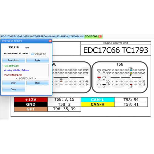 EDC17C66 MERCEDES TC1793 EDC17C66 MERCEDES TC1793