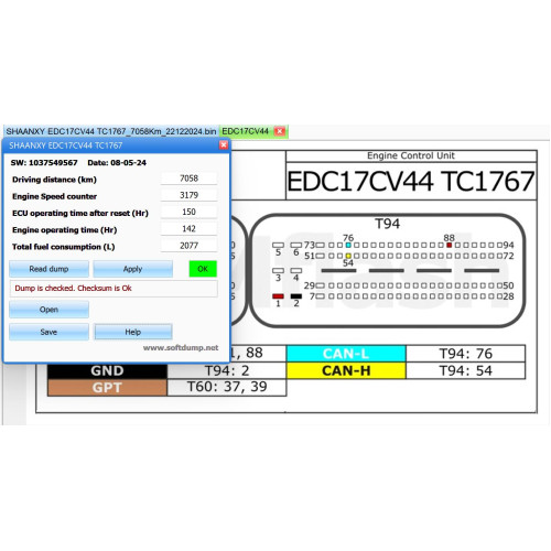 SHAANXY SHACMAN EDC17CV44 Registrator SHAANXY SHACMAN EDC17CV44 Registrator