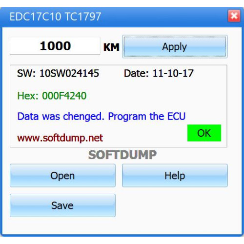 EDC17C10 TC1797 FORD