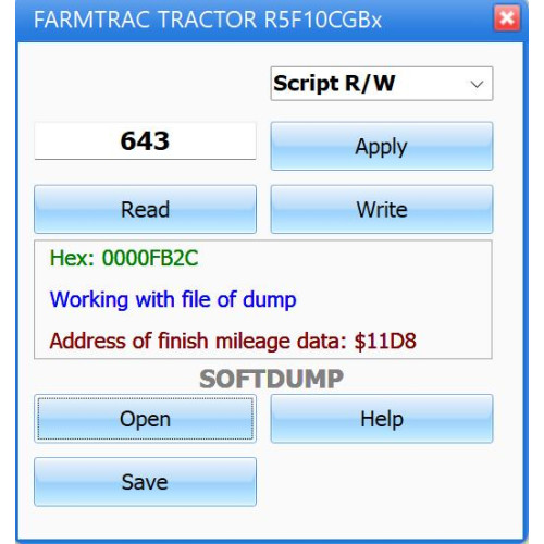 FARMTRAC TRACTOR R5F10CGB HOURS FARMTRAC TRACTOR R5F10CGB HOURS
