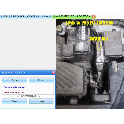 LIVAN S6 PRO DASH 24C16 + ECU MG1 KM