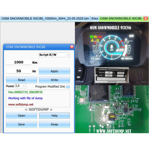 OSM SNOWMOBILE 93C86