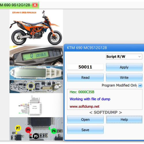 KTM 690 CC MC9S12G128 KTM 690 CC MC9S12G128