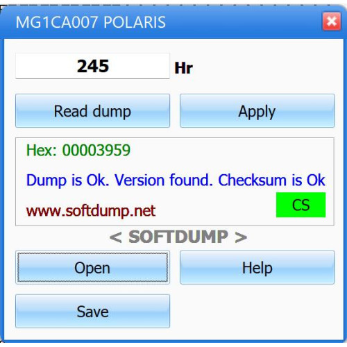 POLARIS ECU MG1CA007 POLARIS ECU MG1CA007