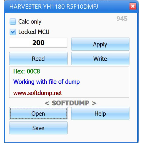 YANMAR HARVESTER YH1180 R5F10DMFJ