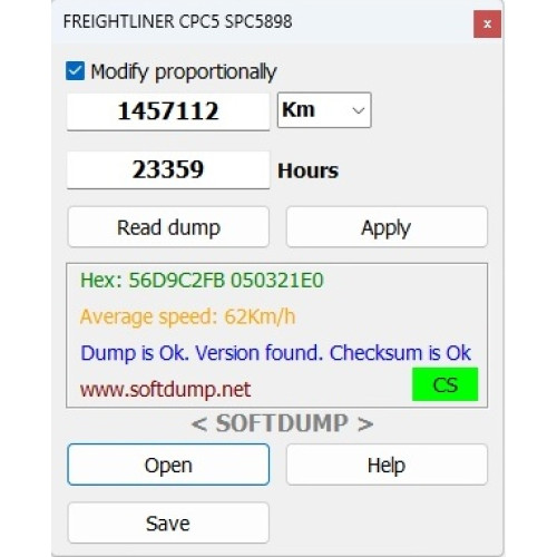 FREIGHTLINER CPC5 SPC5898 KM FREIGHTLINER CPC5 SPC5898 KM